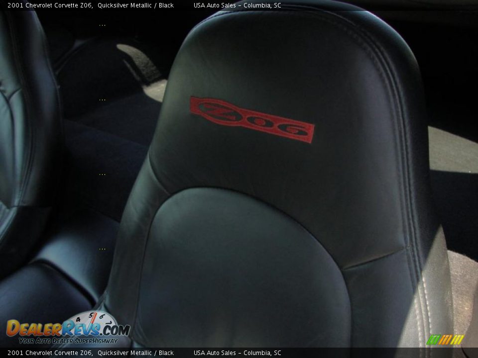 2001 Chevrolet Corvette Z06 Quicksilver Metallic / Black Photo #23