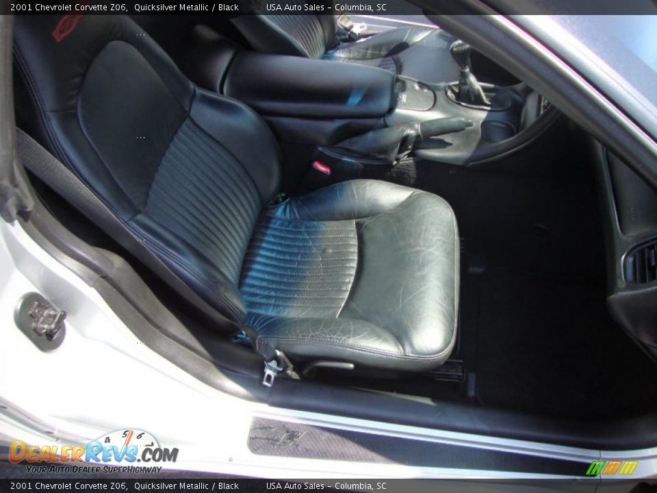 2001 Chevrolet Corvette Z06 Quicksilver Metallic / Black Photo #28