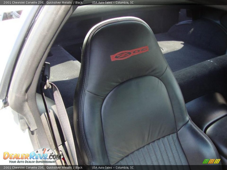 2001 Chevrolet Corvette Z06 Quicksilver Metallic / Black Photo #29