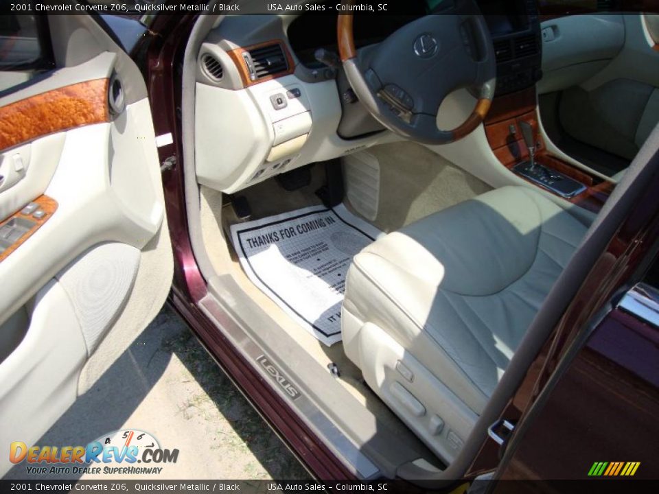 2001 Chevrolet Corvette Z06 Quicksilver Metallic / Black Photo #34