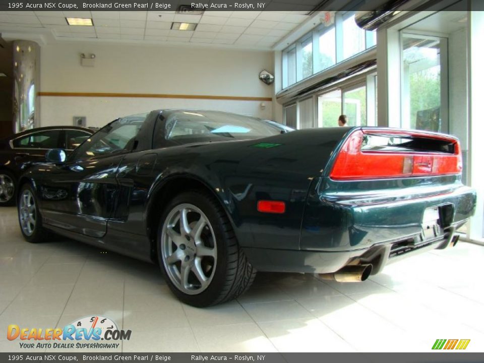 1995 Acura NSX Coupe Brookland Green Pearl / Beige Photo #4