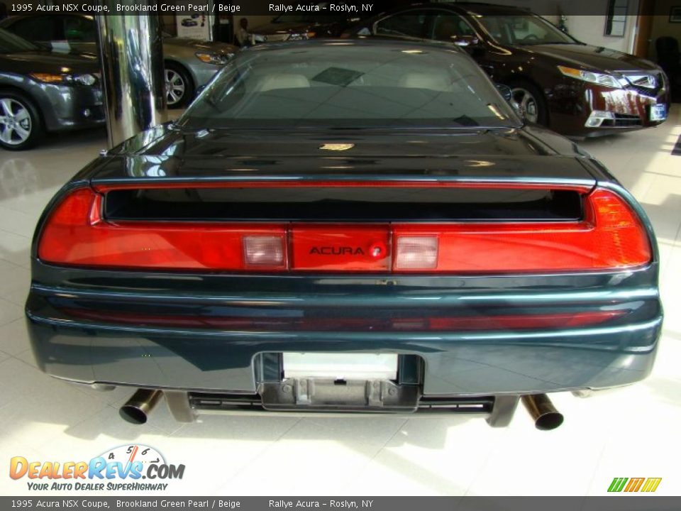 1995 Acura NSX Coupe Brookland Green Pearl / Beige Photo #5