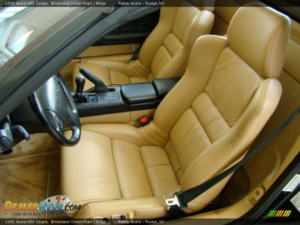 1995 Acura NSX Coupe Brookland Green Pearl / Beige Photo #8