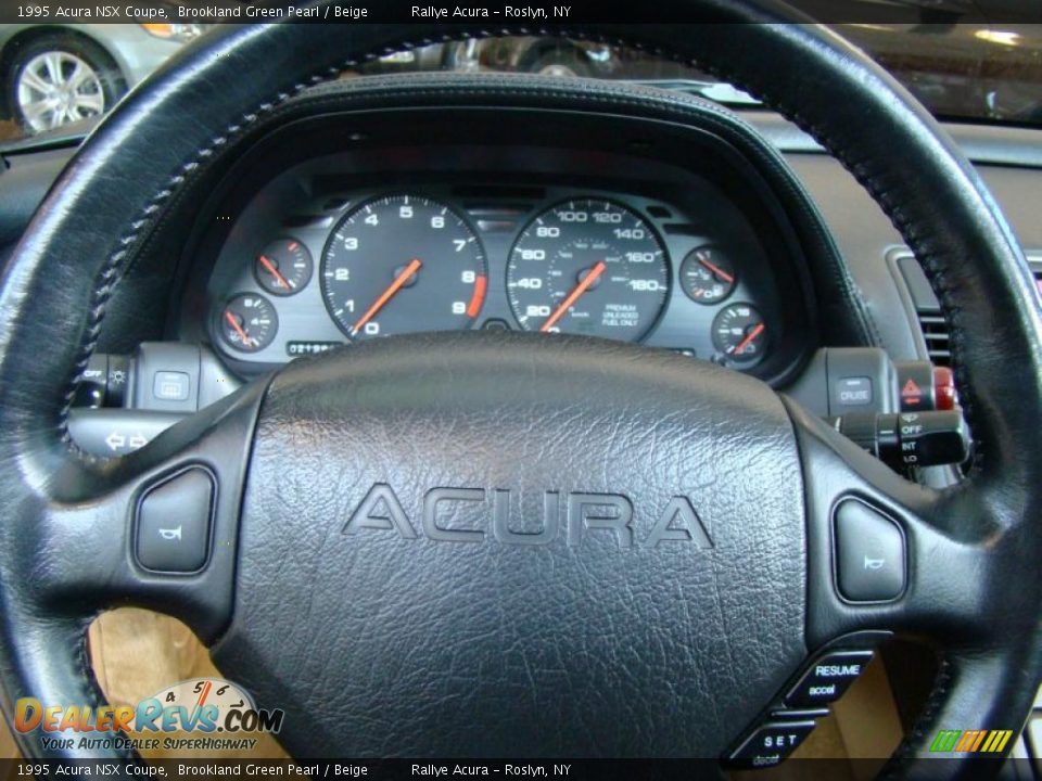 1995 Acura NSX Coupe Brookland Green Pearl / Beige Photo #10