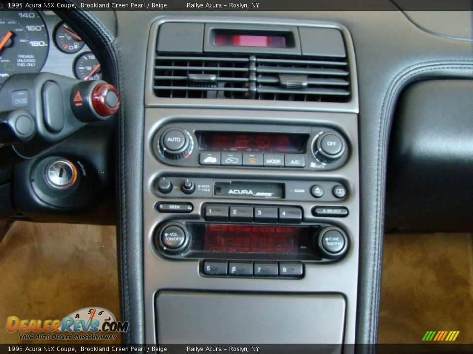 1995 Acura NSX Coupe Brookland Green Pearl / Beige Photo #11