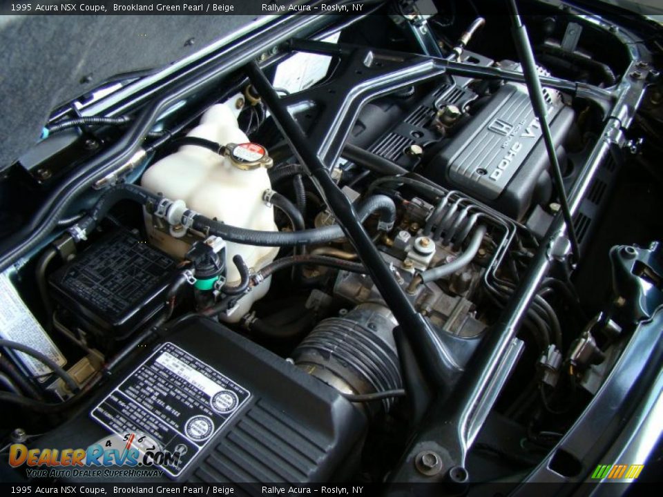 1995 Acura NSX Coupe Brookland Green Pearl / Beige Photo #13