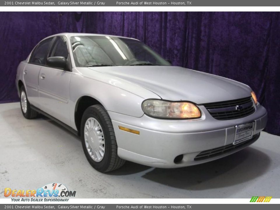 2001 Chevrolet Malibu Sedan Galaxy Silver Metallic / Gray Photo #1