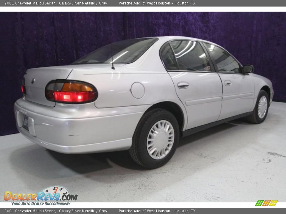 2001 Chevrolet Malibu Sedan Galaxy Silver Metallic / Gray Photo #3