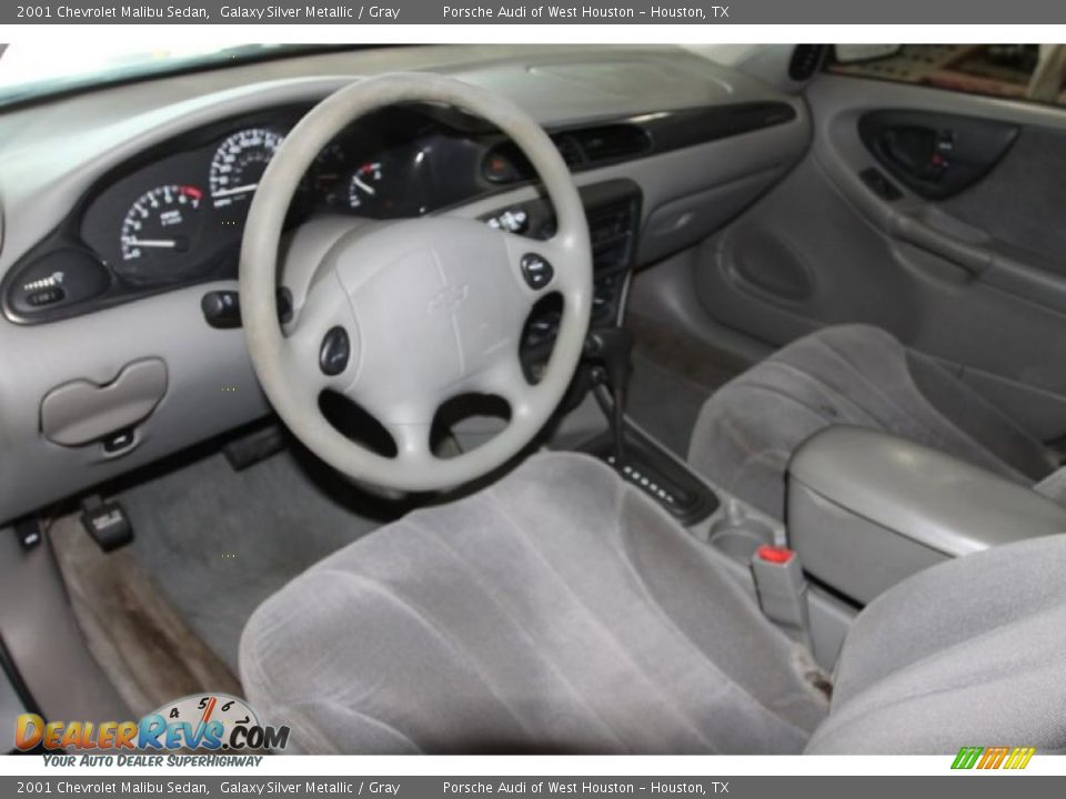 2001 Chevrolet Malibu Sedan Galaxy Silver Metallic / Gray Photo #6