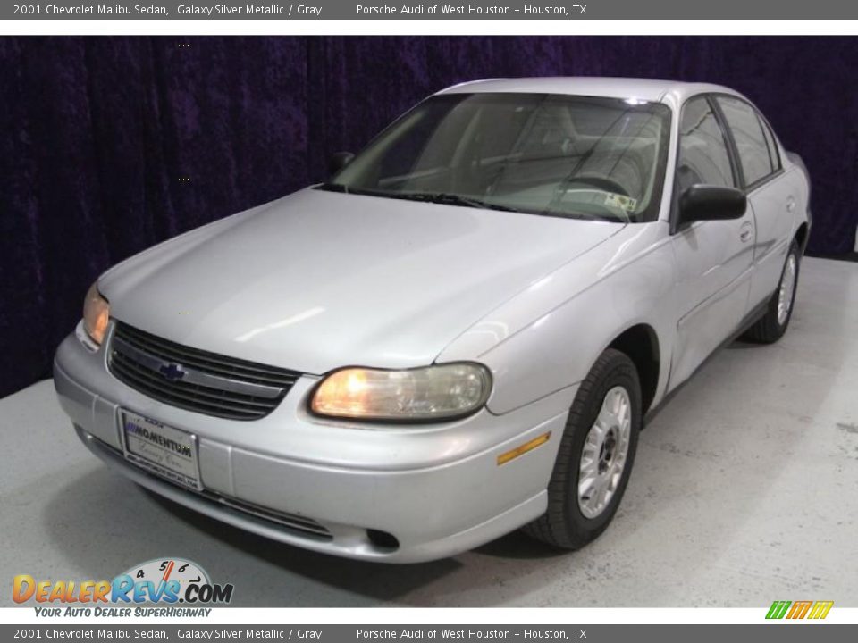 2001 Chevrolet Malibu Sedan Galaxy Silver Metallic / Gray Photo #10