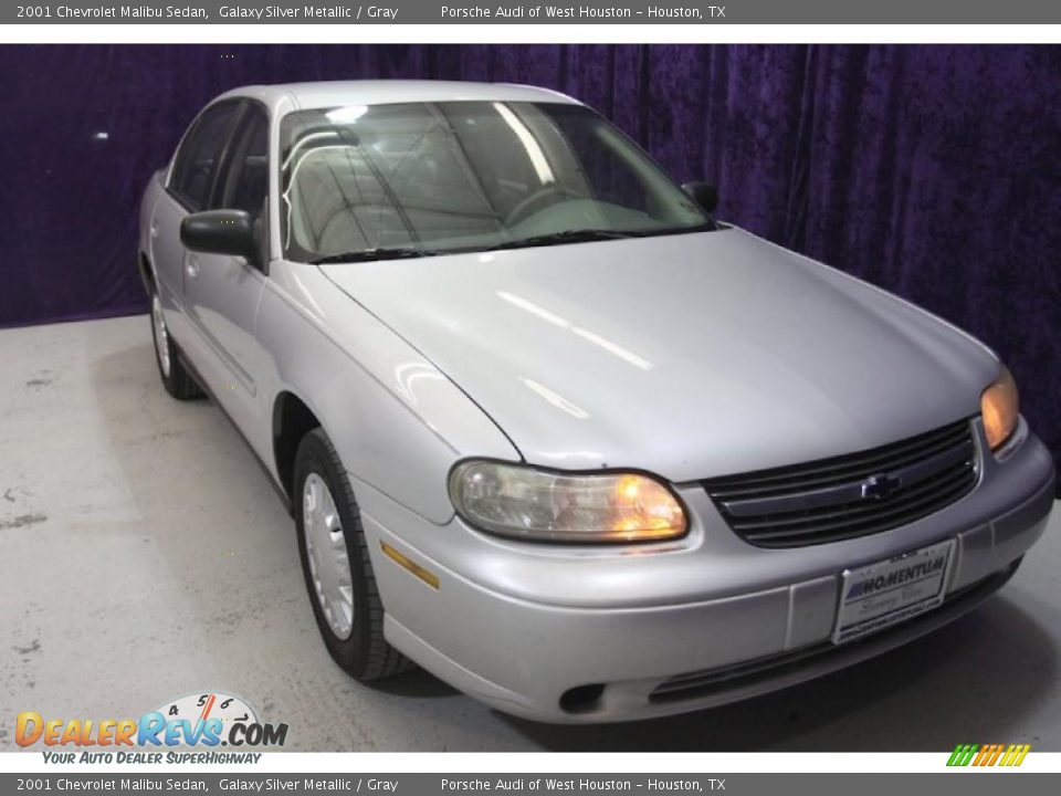 2001 Chevrolet Malibu Sedan Galaxy Silver Metallic / Gray Photo #19