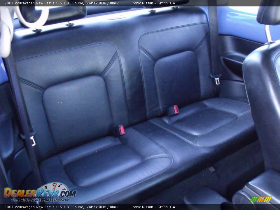 2001 Volkswagen New Beetle GLS 1.8T Coupe Vortex Blue / Black Photo #13