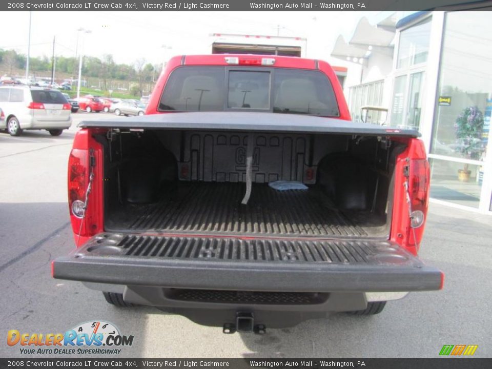 2008 Chevrolet Colorado LT Crew Cab 4x4 Victory Red / Light Cashmere Photo #6