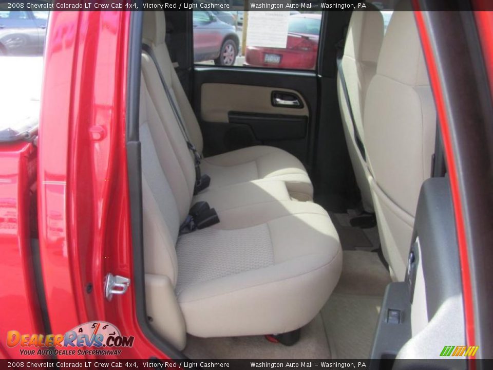 2008 Chevrolet Colorado LT Crew Cab 4x4 Victory Red / Light Cashmere Photo #12