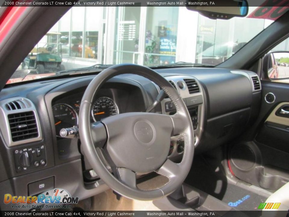 2008 Chevrolet Colorado LT Crew Cab 4x4 Victory Red / Light Cashmere Photo #14