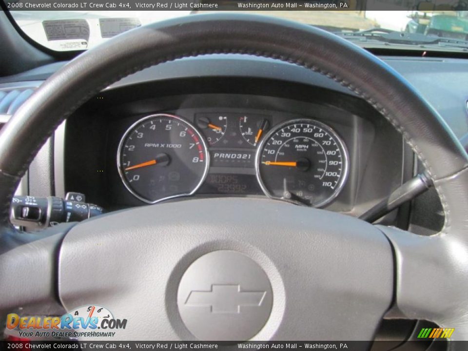 2008 Chevrolet Colorado LT Crew Cab 4x4 Victory Red / Light Cashmere Photo #18