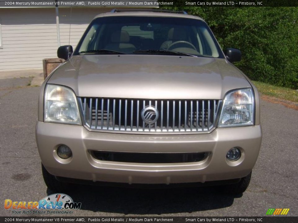 2004 Mercury Mountaineer V8 Premier AWD Pueblo Gold Metallic / Medium Dark Parchment Photo #3