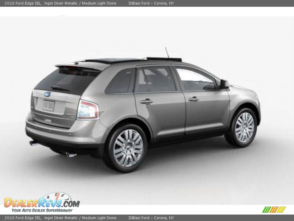 2010 Ford Edge SEL Ingot Silver Metallic / Medium Light Stone Photo #2