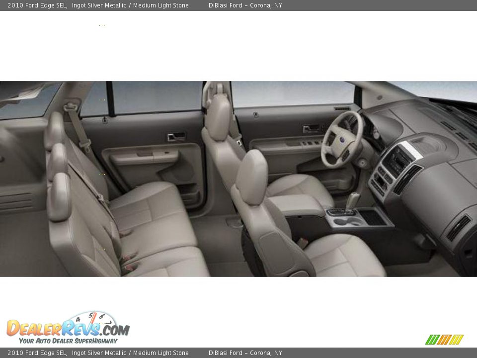 2010 Ford Edge SEL Ingot Silver Metallic / Medium Light Stone Photo #4