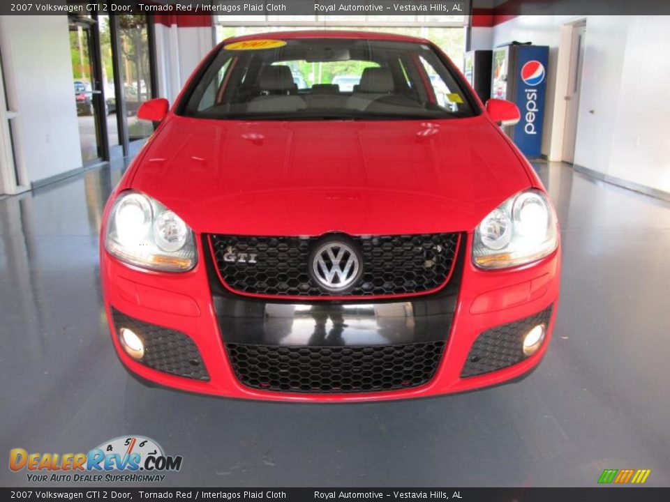 2007 Volkswagen GTI 2 Door Tornado Red / Interlagos Plaid Cloth Photo #2