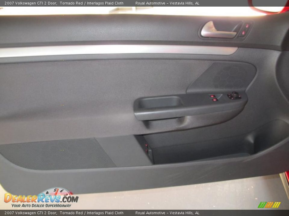 2007 Volkswagen GTI 2 Door Tornado Red / Interlagos Plaid Cloth Photo #11