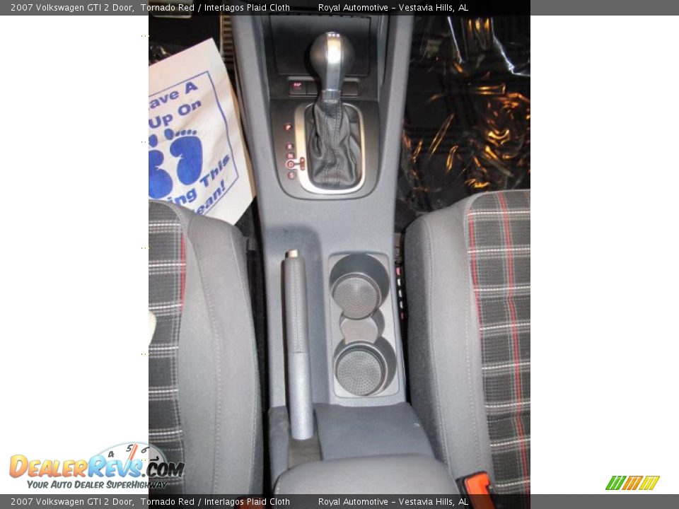 2007 Volkswagen GTI 2 Door Tornado Red / Interlagos Plaid Cloth Photo #17