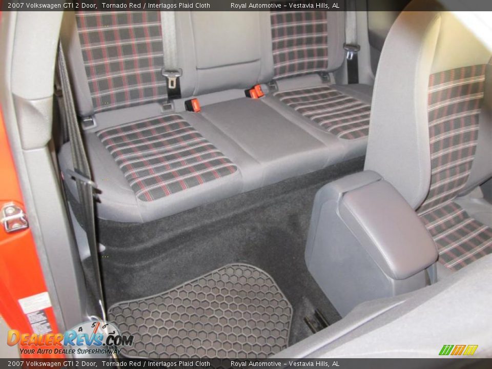 2007 Volkswagen GTI 2 Door Tornado Red / Interlagos Plaid Cloth Photo #23