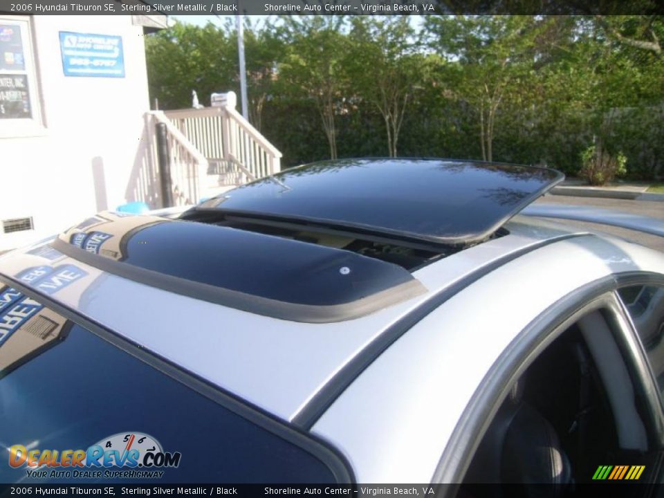 2006 Hyundai Tiburon SE Sterling Silver Metallic / Black Photo #8