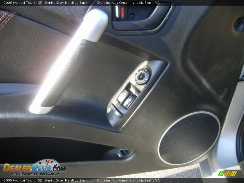2006 Hyundai Tiburon SE Sterling Silver Metallic / Black Photo #19