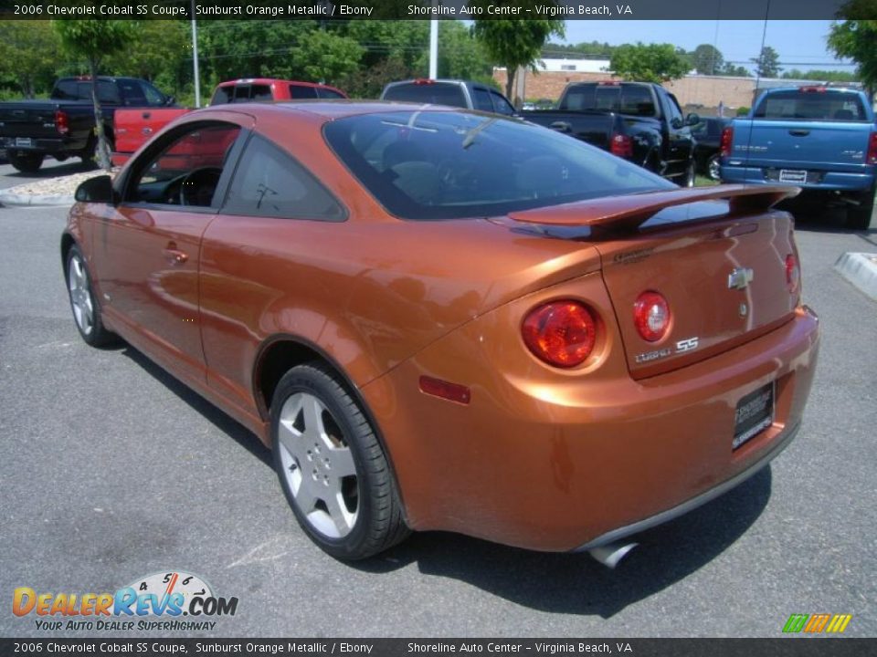 2006 Chevrolet Cobalt SS Coupe Sunburst Orange Metallic / Ebony Photo #3