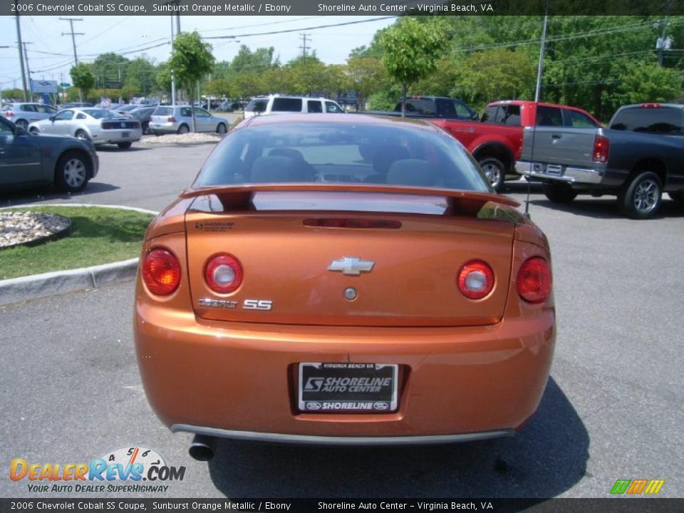 2006 Chevrolet Cobalt SS Coupe Sunburst Orange Metallic / Ebony Photo #4