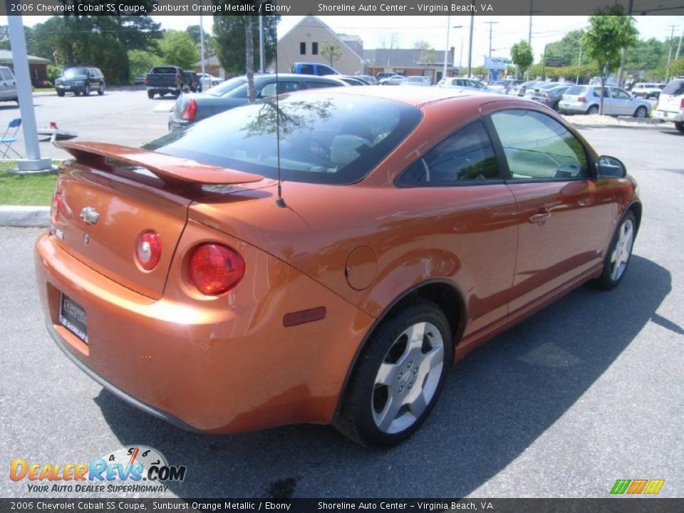 2006 Chevrolet Cobalt SS Coupe Sunburst Orange Metallic / Ebony Photo #5