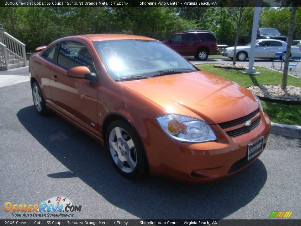 2006 Chevrolet Cobalt SS Coupe Sunburst Orange Metallic / Ebony Photo #7