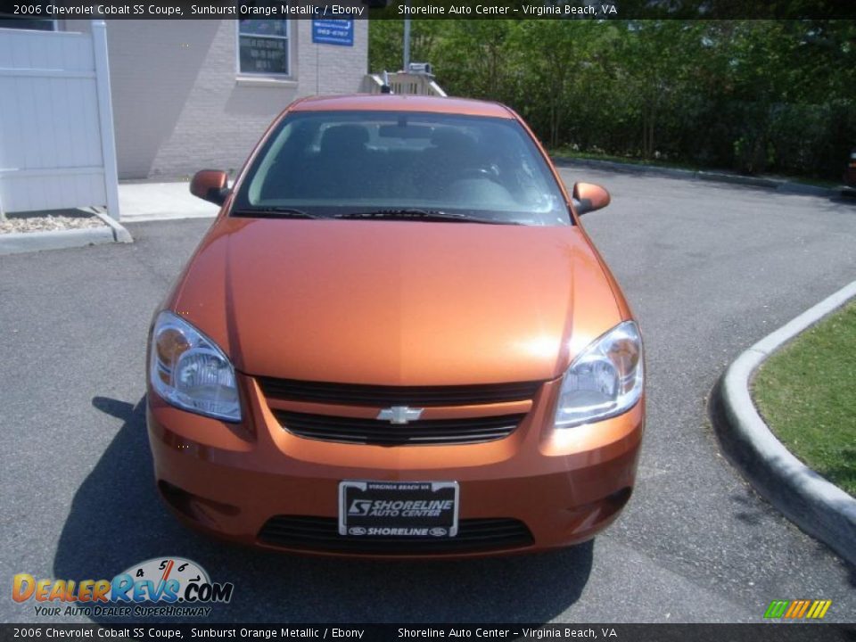 2006 Chevrolet Cobalt SS Coupe Sunburst Orange Metallic / Ebony Photo #8