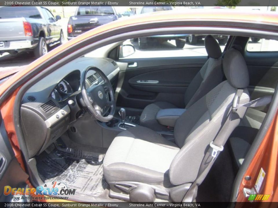 2006 Chevrolet Cobalt SS Coupe Sunburst Orange Metallic / Ebony Photo #13