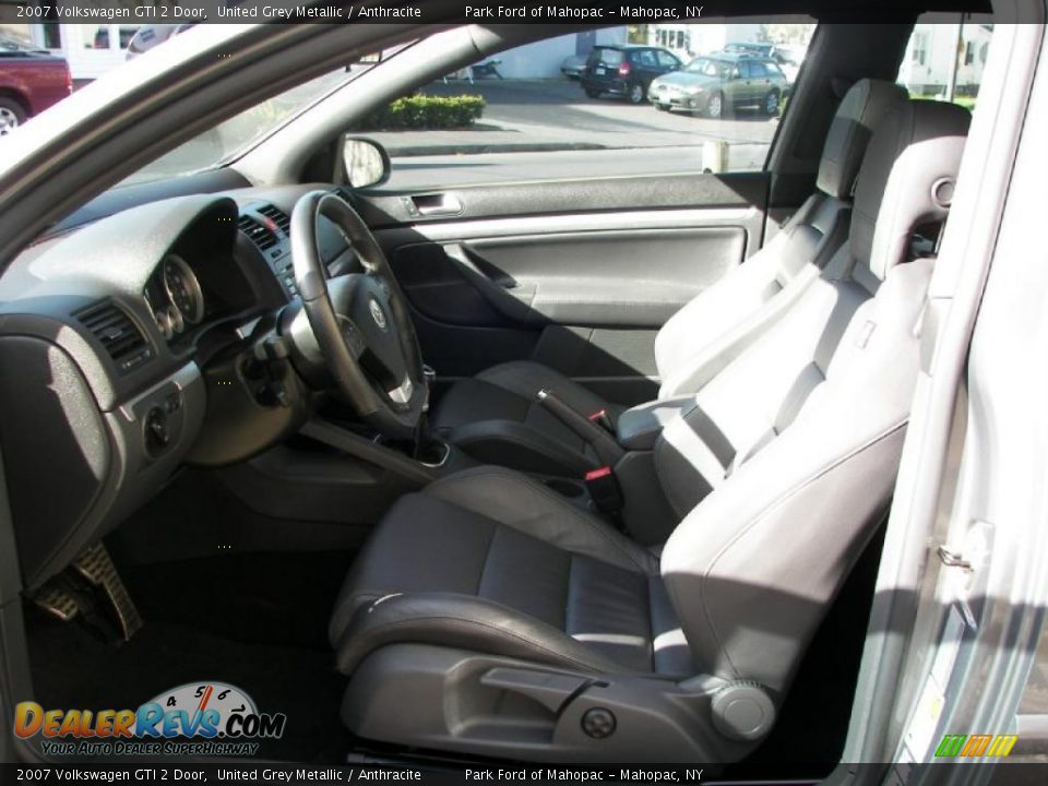 2007 Volkswagen GTI 2 Door United Grey Metallic / Anthracite Photo #6