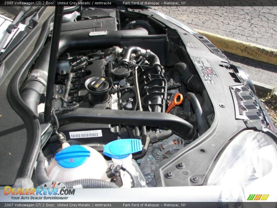 2007 Volkswagen GTI 2 Door United Grey Metallic / Anthracite Photo #9
