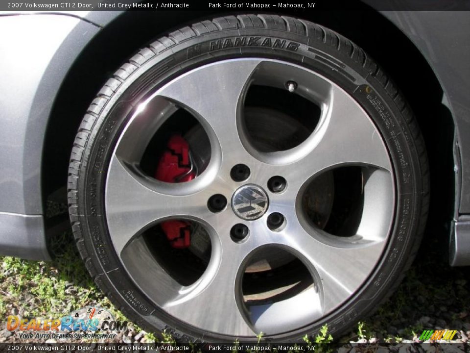 2007 Volkswagen GTI 2 Door United Grey Metallic / Anthracite Photo #11