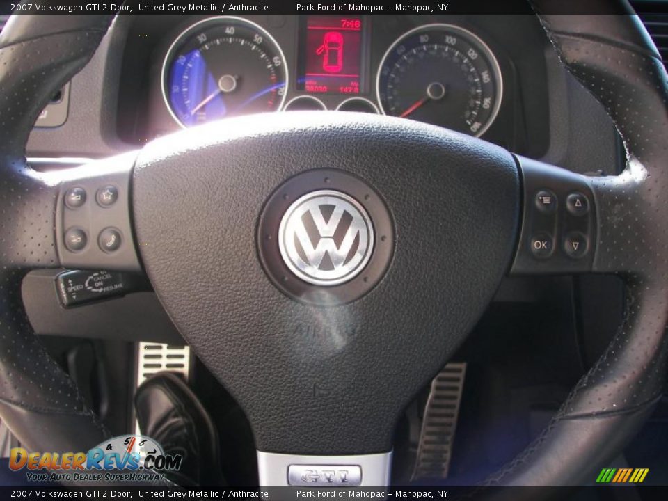 2007 Volkswagen GTI 2 Door United Grey Metallic / Anthracite Photo #13