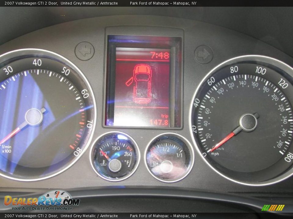 2007 Volkswagen GTI 2 Door United Grey Metallic / Anthracite Photo #14