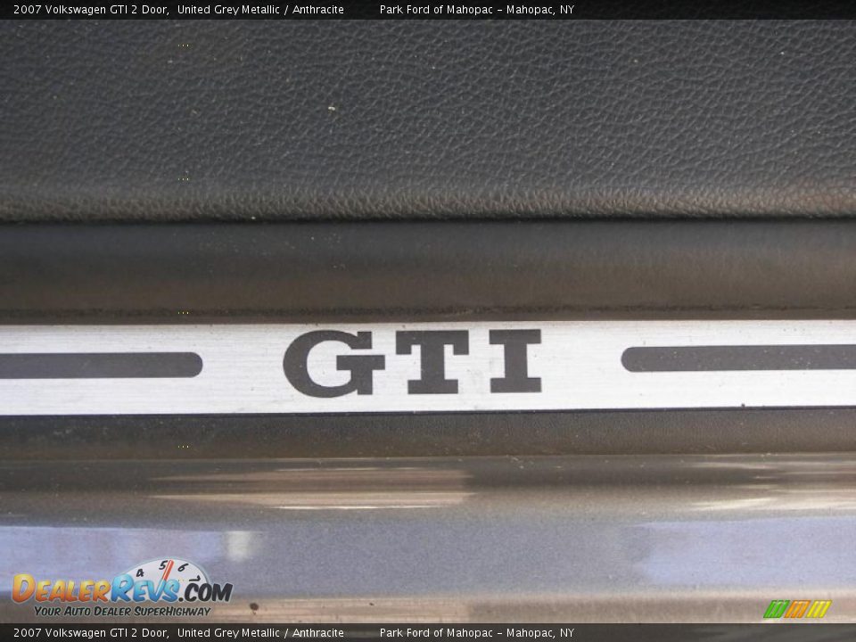 2007 Volkswagen GTI 2 Door United Grey Metallic / Anthracite Photo #21