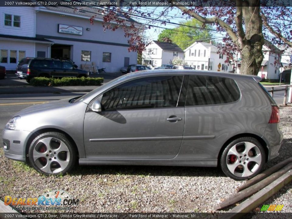 2007 Volkswagen GTI 2 Door United Grey Metallic / Anthracite Photo #23