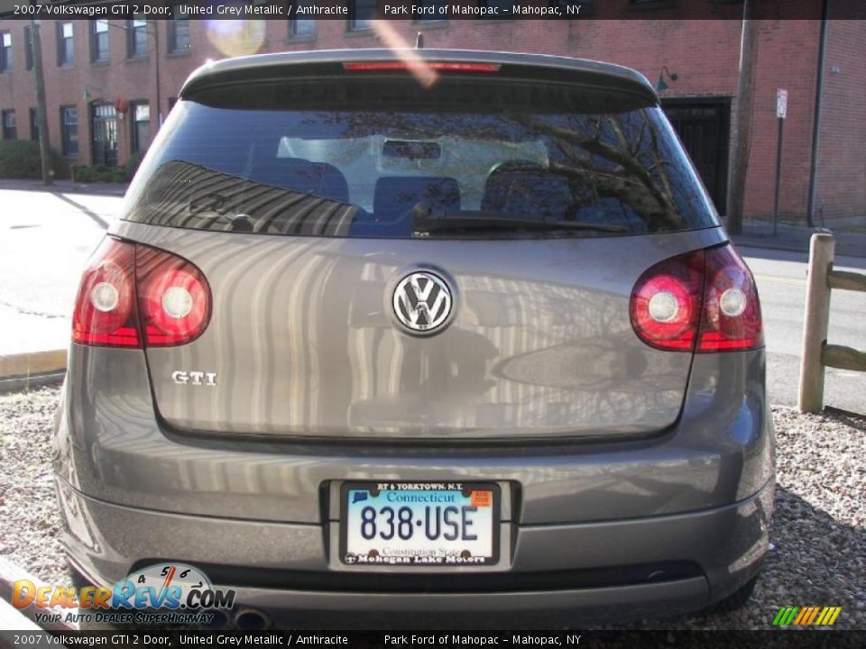 2007 Volkswagen GTI 2 Door United Grey Metallic / Anthracite Photo #24