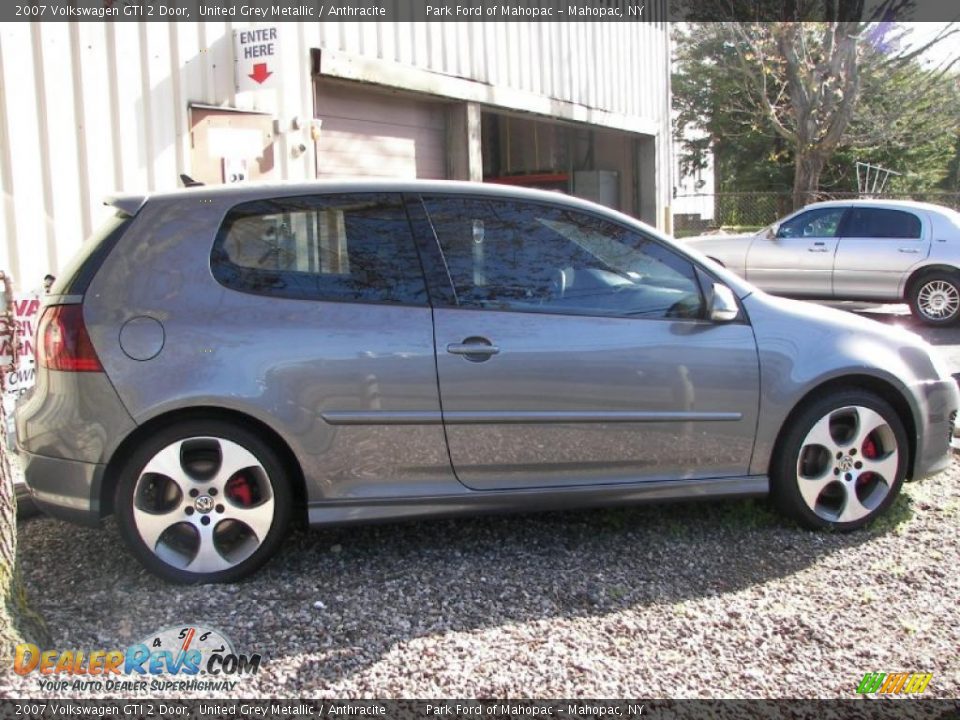 2007 Volkswagen GTI 2 Door United Grey Metallic / Anthracite Photo #25