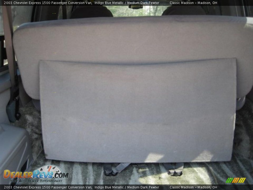 2003 Chevrolet Express 1500 Passenger Conversion Van Indigo Blue Metallic / Medium Dark Pewter Photo #32