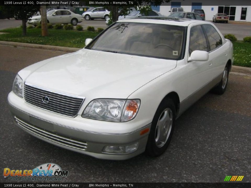 1998 Lexus LS 400 Diamond White Pearl / Gray Photo #1