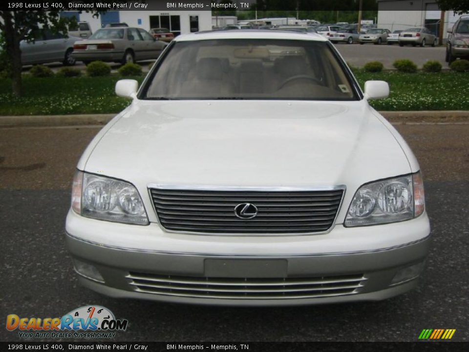 1998 Lexus LS 400 Diamond White Pearl / Gray Photo #8