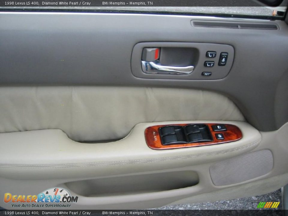 1998 Lexus LS 400 Diamond White Pearl / Gray Photo #9