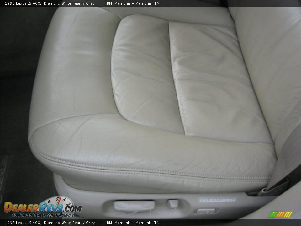 1998 Lexus LS 400 Diamond White Pearl / Gray Photo #10