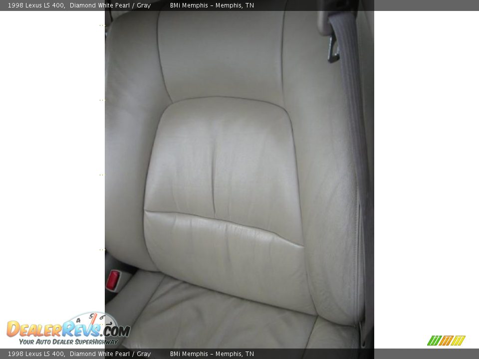 1998 Lexus LS 400 Diamond White Pearl / Gray Photo #11